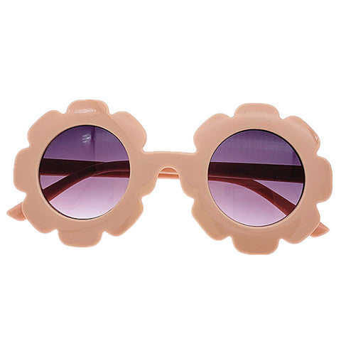 Dame moteriktig solbrille i blomsterdesign Luvikno
