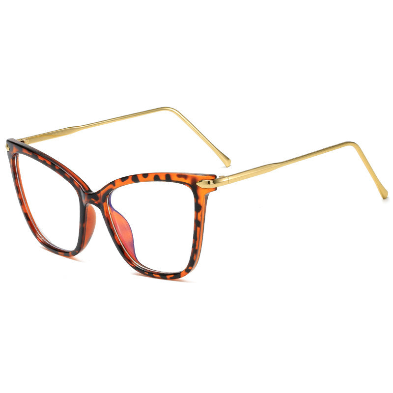 Dame Cat-Eye Briller med filigran metallramme Luvikno