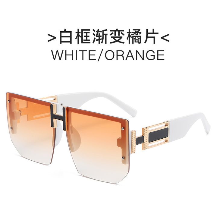 Dame futuristisk kvadrat solbrille Luvikno