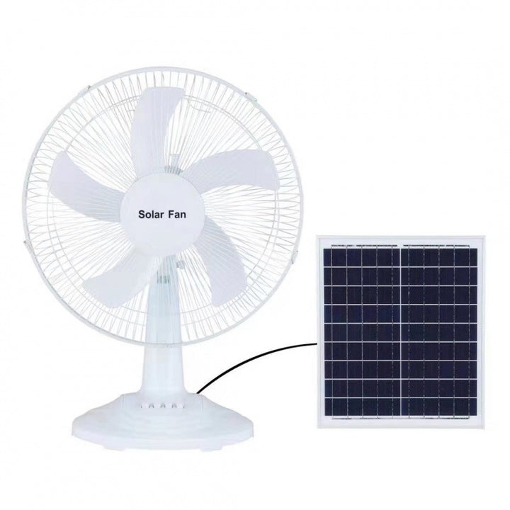 Unisex Solarbetrift Stående vifte med justerbar vinkel og effektive vifteblader Luvikno