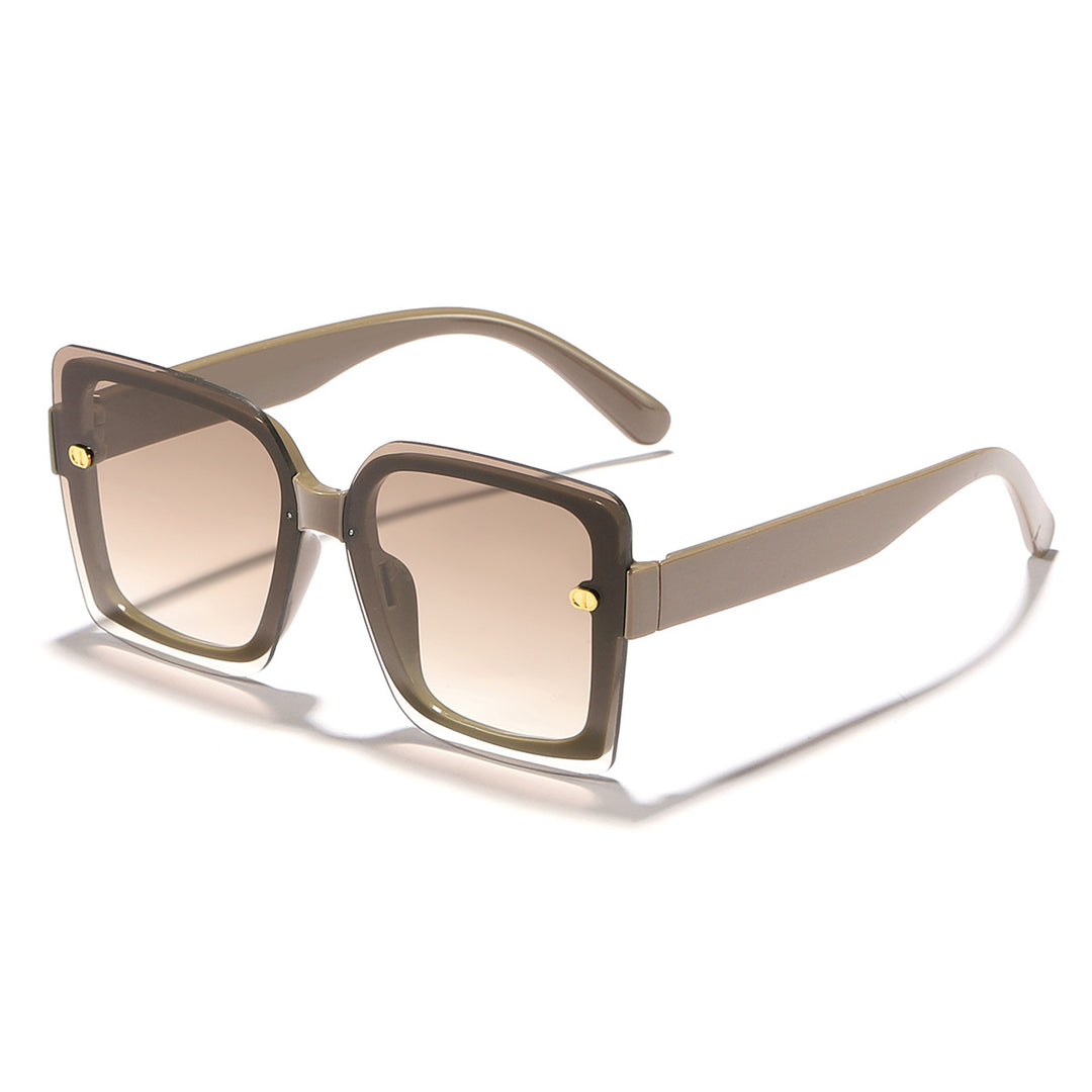 Dame moteriktig solbrille med kvadratisk design og høykvalitets ramme Luvikno