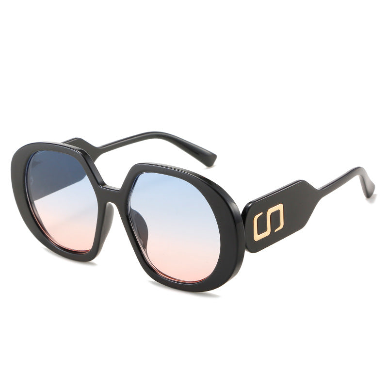 Dame oversized solbriller med markant ramme og UV-beskyttelse Luvikno