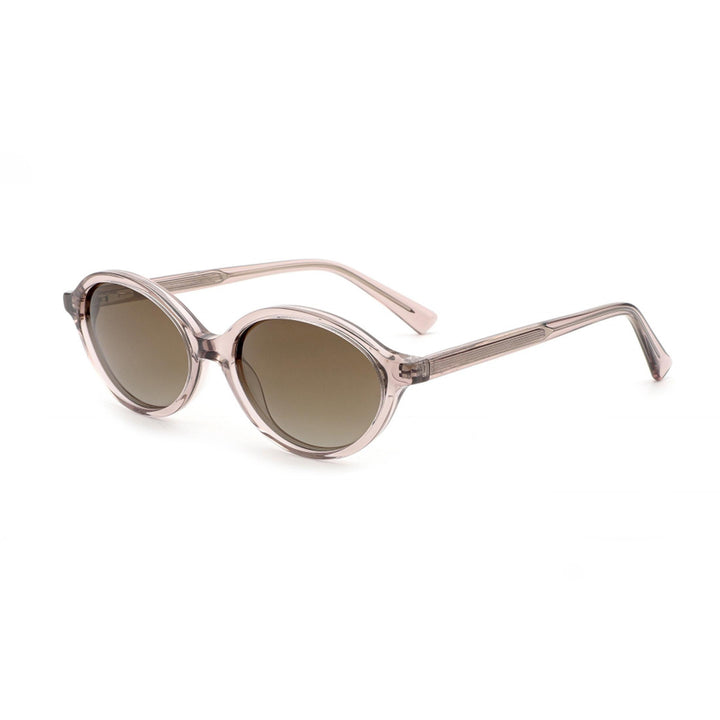 Dame solbrille i elegant, strukturert design med polarisert glass Luvikno