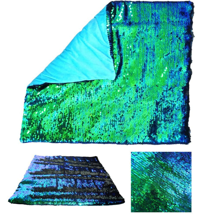 Damer Glitrende Paillett-Poncho Luvikno