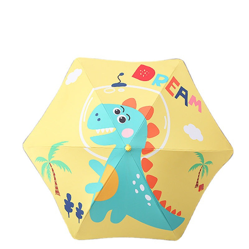 Damebarneparaply med dinosaurdesign Luvikno