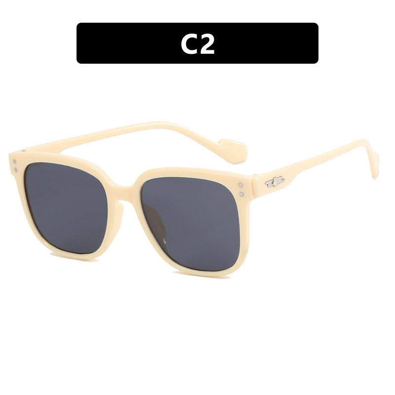Dame firkantet solbrille med myk gradient og beskyttende UV-filter Luvikno