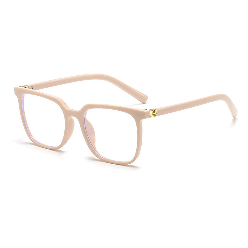 Dame moteriktig oversized solbrille Luvikno