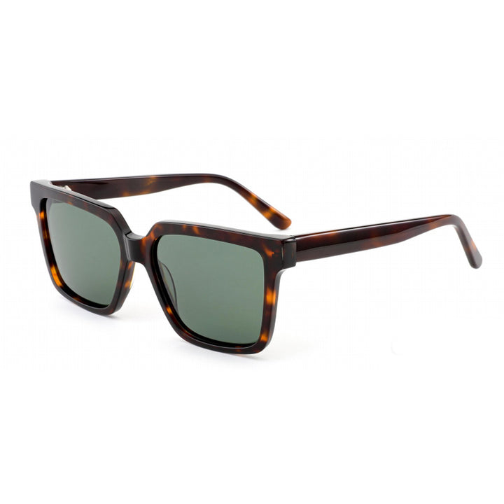 Dame kvadratisk solbrille med moderne plastikkramme og UV-beskyttelse Luvikno