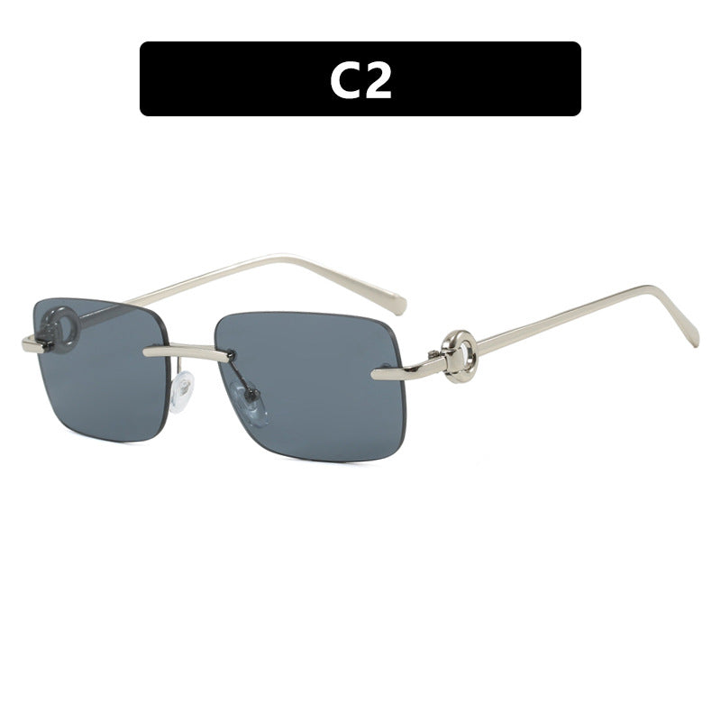 Dame fashionable geometrisk brille Luvikno