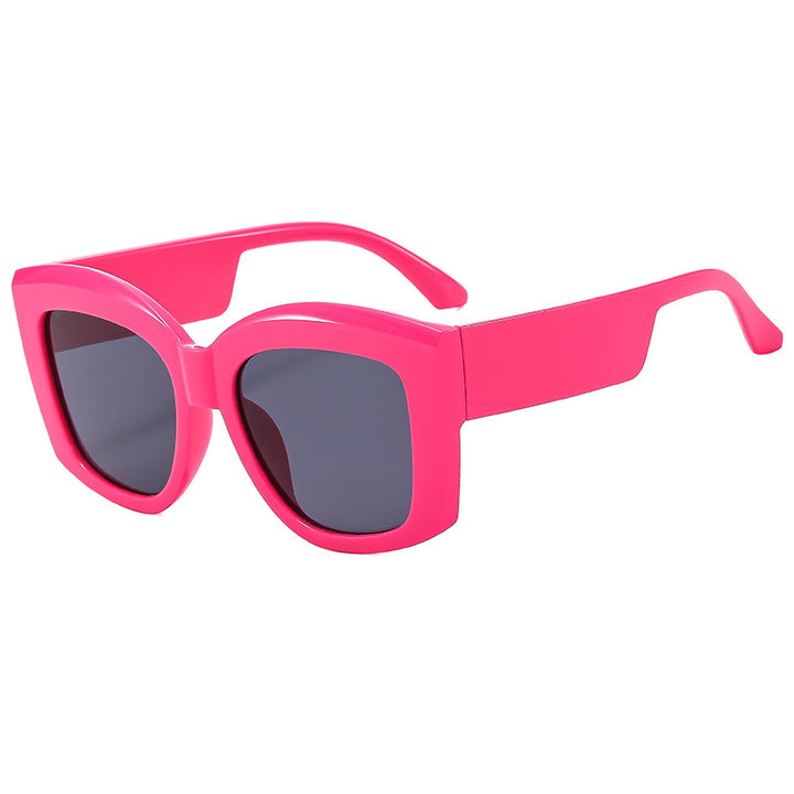 Damen oversized solbrille med kreativt design og høy kvalitet UV-beskyttelse Luvikno