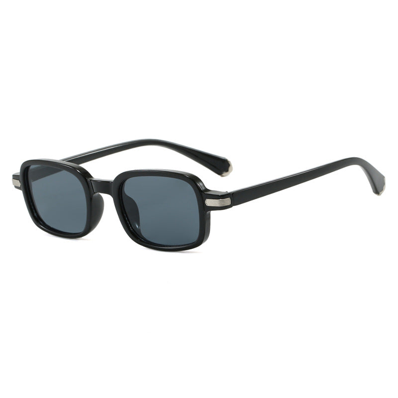 Dame moteriktig kvadratisk solbrille i trendy skilpadde-design Luvikno