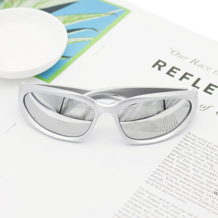 Damer Sporty solbrille med høykvalitets UV-beskyttelsesmateriale Luvikno