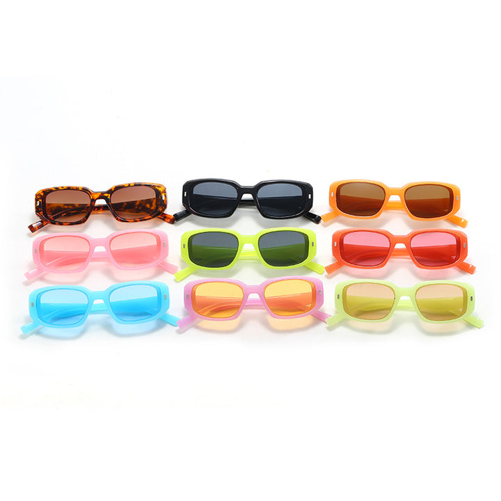Damer oversized moteriktig solbrille Luvikno