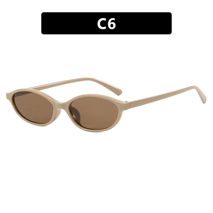 Dame moteriktig solbrille i elegant retro-design Luvikno