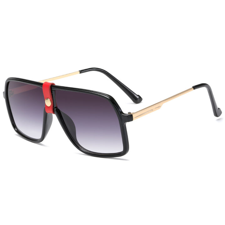 Dame oversized solbriller med stilramme og solbrillenglass Luvikno