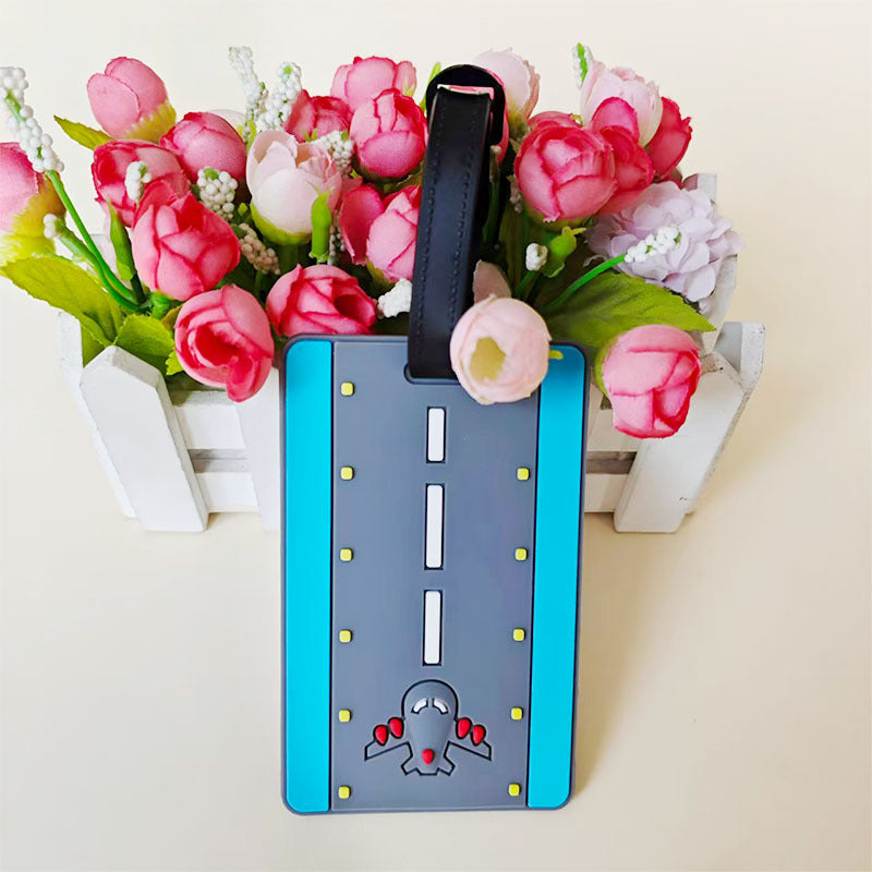 Unisex Bagasjetag med fargerik prikkedesign Luvikno