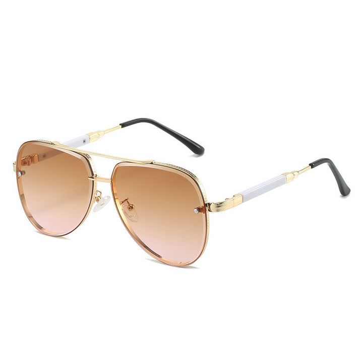 Dame Aviator solbriller med stilfull gradientbeskyttelse Luvikno