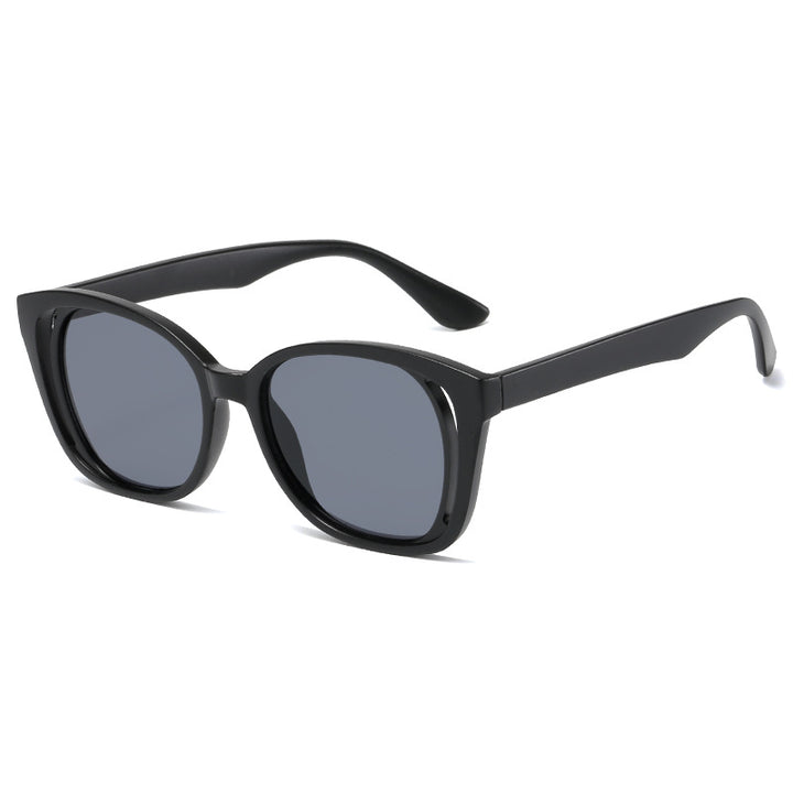 Dame stilige Cat-Eye solbriller med robust ramme Luvikno