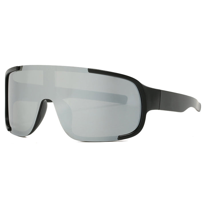 Dame sporty UV-beskyttende solbriller med bred, aerodynamisk form Luvikno