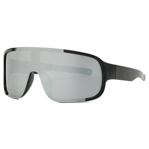 Dame sporty UV-beskyttende solbriller med bred, aerodynamisk form Luvikno
