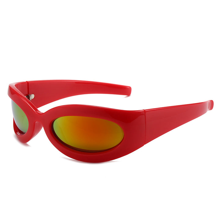Dame trendy sportsbriller med aerodynamisk design Luvikno