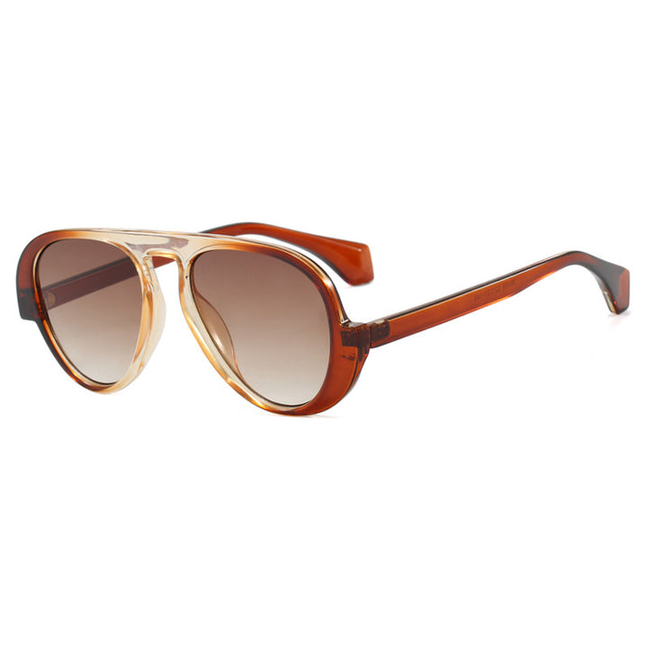 Dame solbrille med unikt retro-ramme og UV-beskyttelse Luvikno