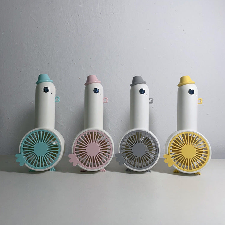 Unisex Bærbar Dyredesign Mini Vifte Luvikno