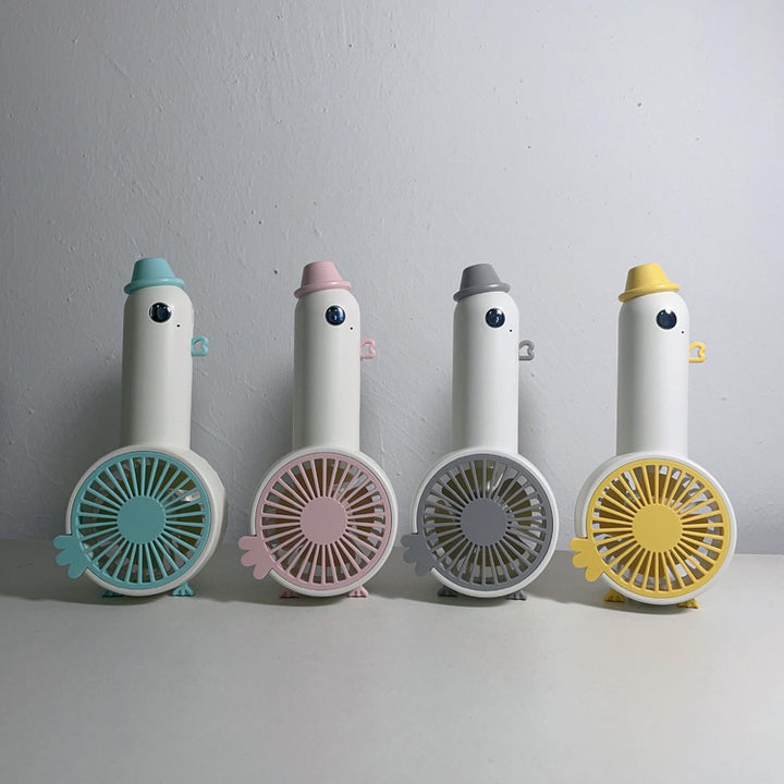 Unisex Bærbar Dyredesign Mini Vifte Luvikno