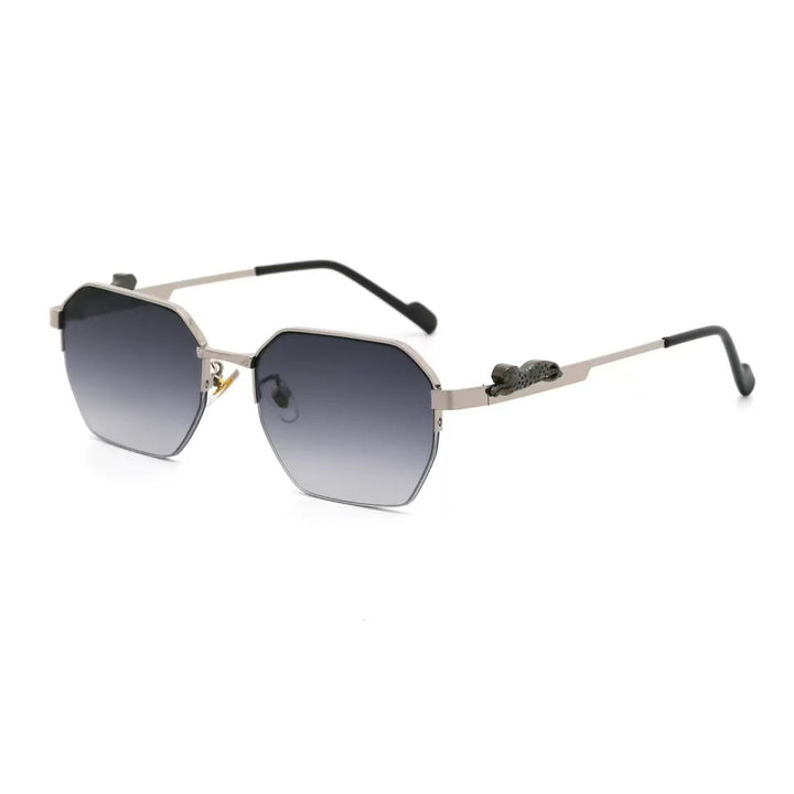 Dame elegant solbrille i moderne oktagon-design Luvikno