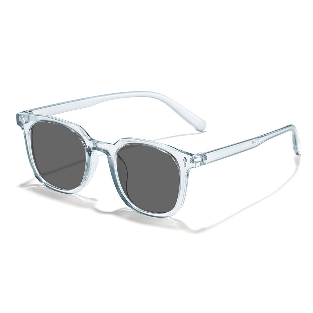 Damer fashionable solbriller med transparent ramme og UV-beskyttelse Luvikno