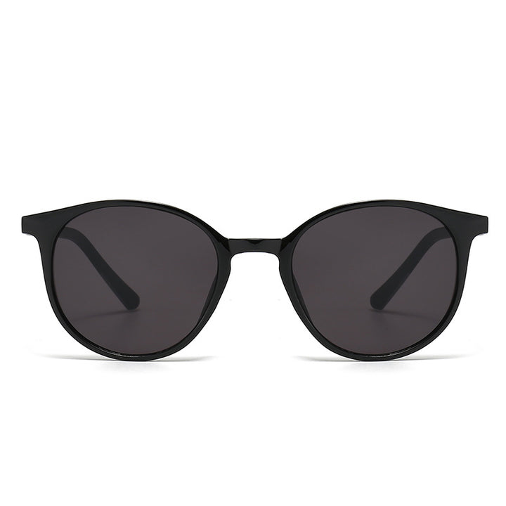 Dame cat-eye solbrille med optisk UV-beskyttelse og moteramme Luvikno