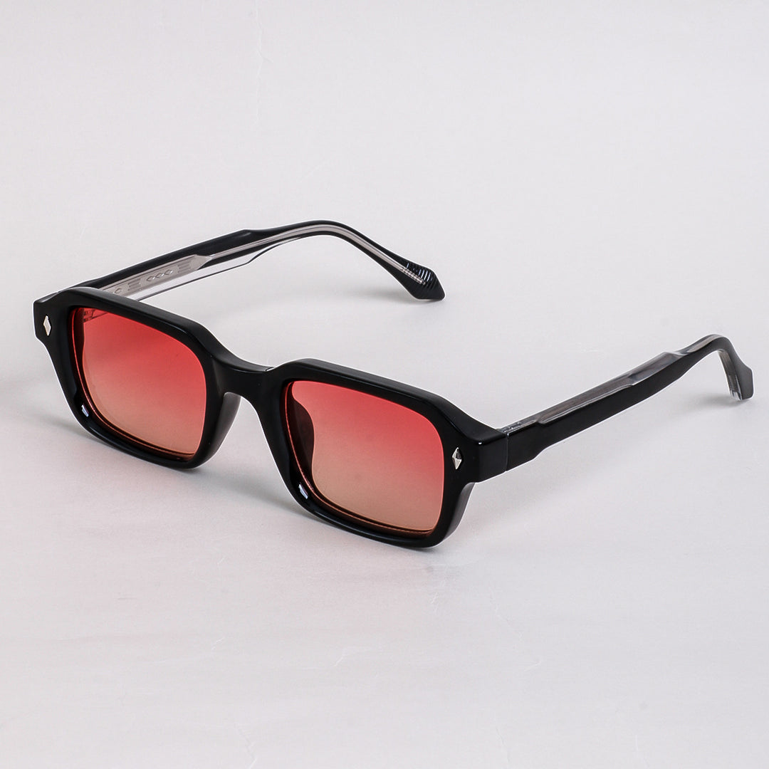 Dame firkantet solbrille med moderne, allsidig ramme og UV-beskyttelse Luvikno