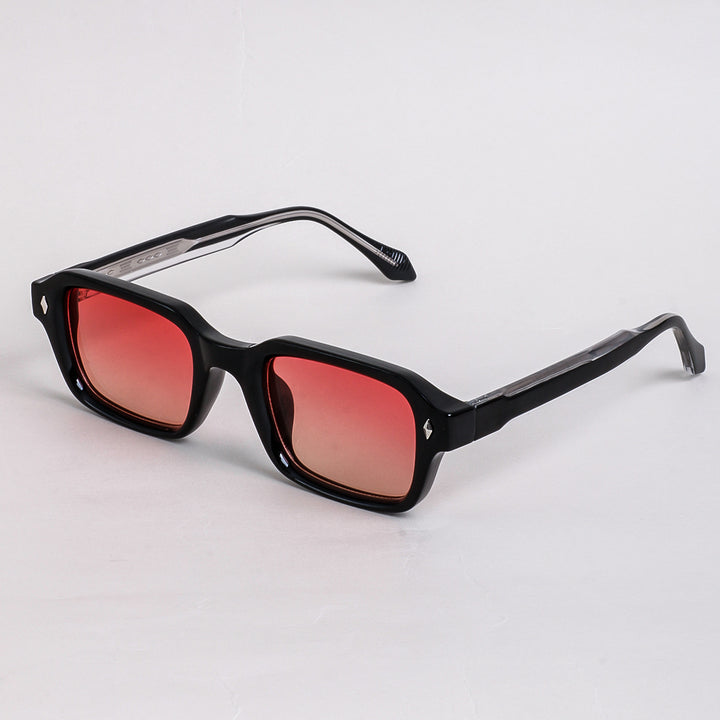 Dame firkantet solbrille med moderne, allsidig ramme og UV-beskyttelse Luvikno