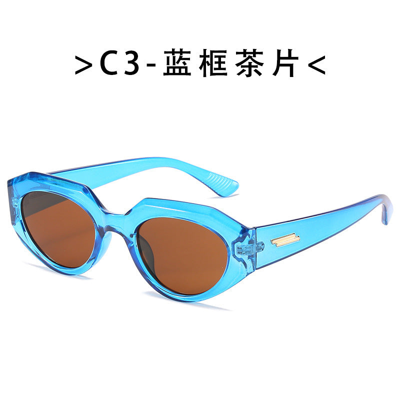 Damer geometrisk Cat-Eye solbriller Luvikno