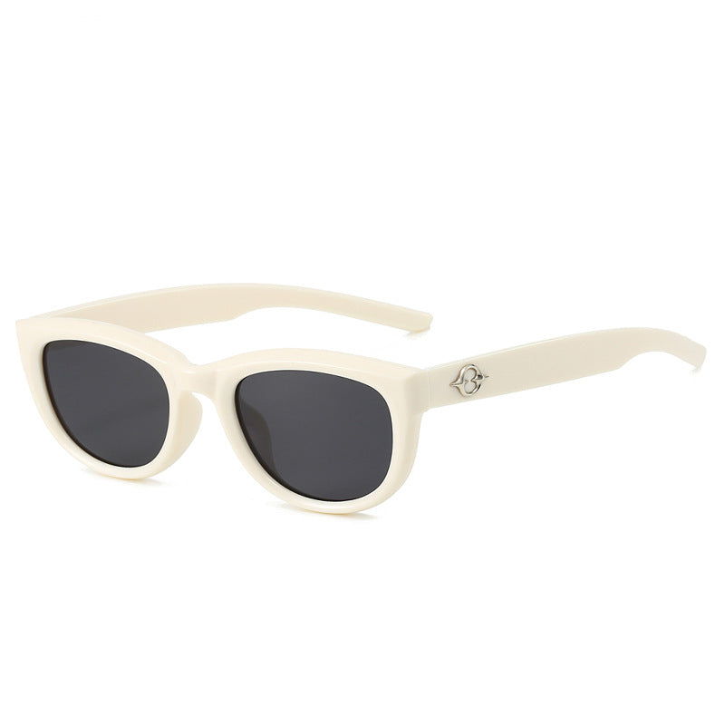 Damer Cat-Eye solbriller med robust ramme og UV-beskyttelse Luvikno
