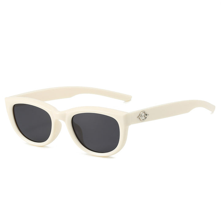 Damer Cat-Eye solbriller med robust ramme og UV-beskyttelse Luvikno