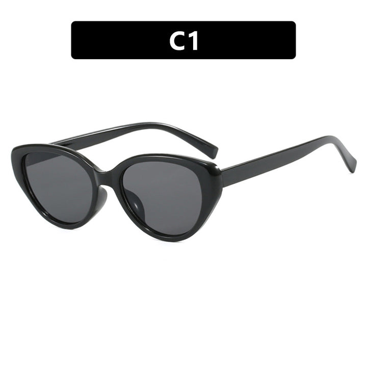 Dame Cat-Eye solbriller med moderne design og UV-beskyttelse Luvikno