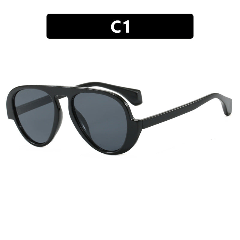 Dame solbrille med unikt retro-ramme og UV-beskyttelse Luvikno