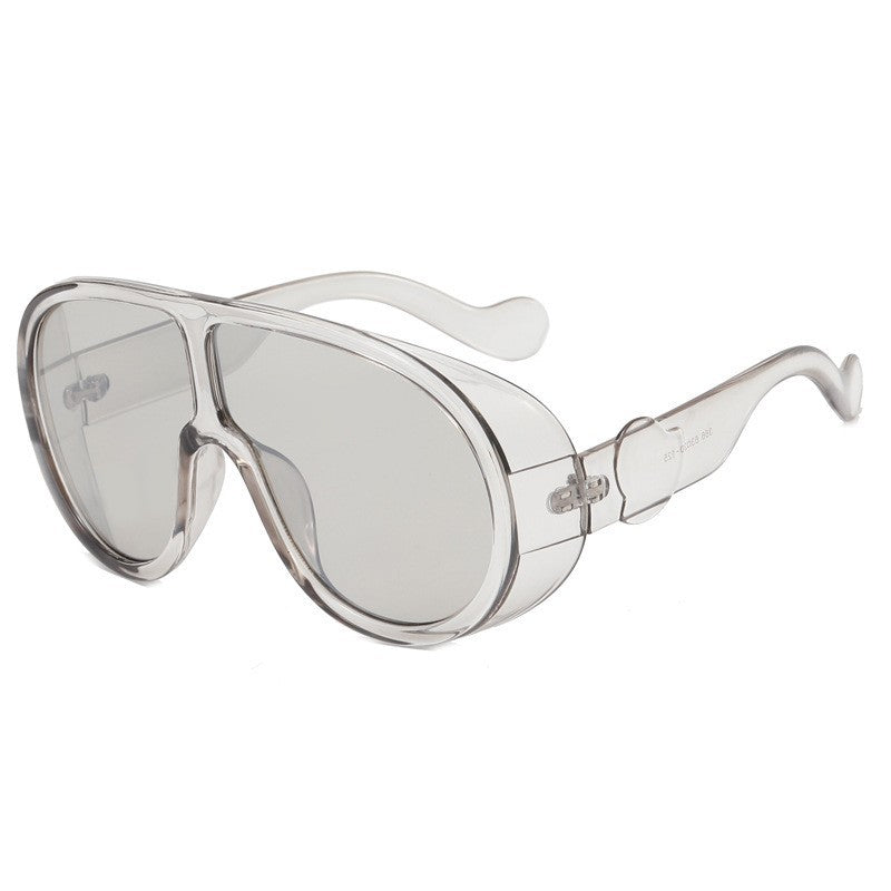 Dame Sporty Oversized Solbriller med innovativt design Luvikno