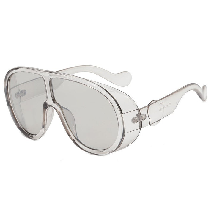 Dame Sporty Oversized Solbriller med innovativt design Luvikno