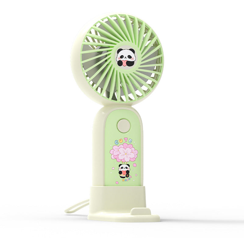 Dame Bærbar Håndvifte i søtt Panda-design Luvikno