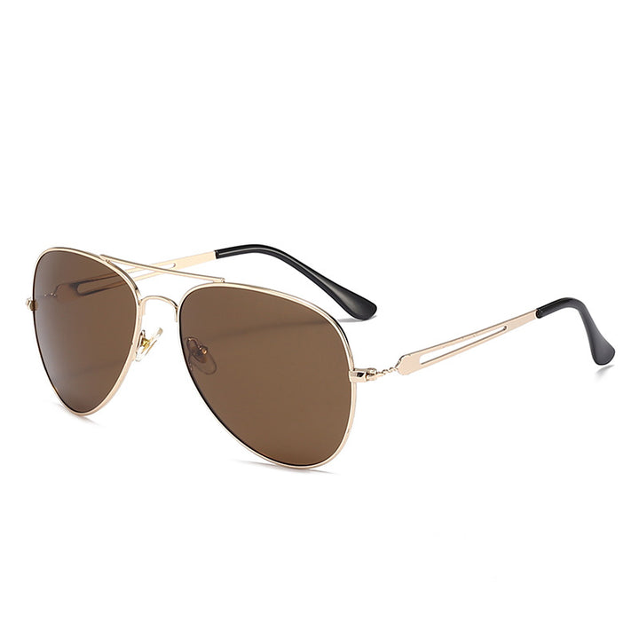 Herrer elegante Aviator solbriller Luvikno