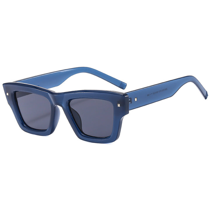 Dame Modische solbriller i trendy geometrisk design Luvikno