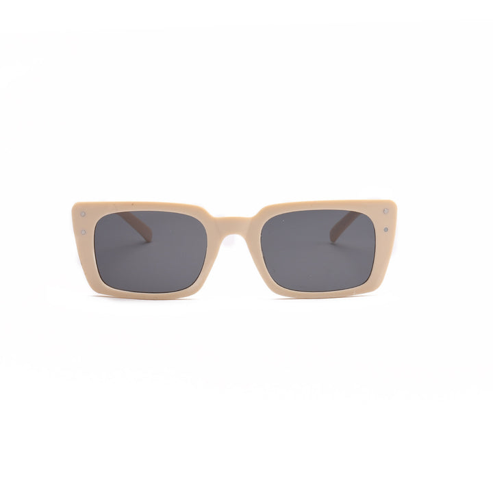 Dame kvadratisk solbrille med dyremønster Luvikno