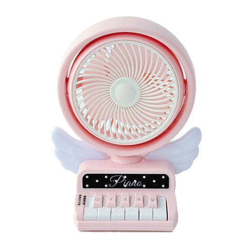 Unisex Bærbar Mini-vifte i leken piano design Luvikno
