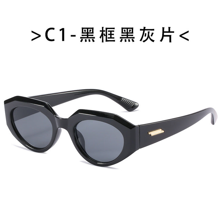 Damer geometrisk Cat-Eye solbriller Luvikno