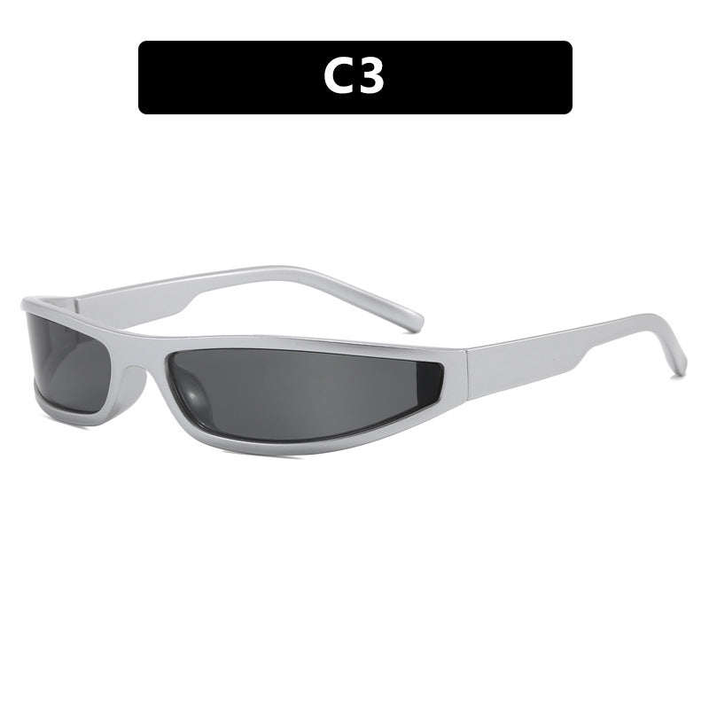 Dame sports solbriller med flatt, aerodynamisk design og UV-beskyttelse Luvikno