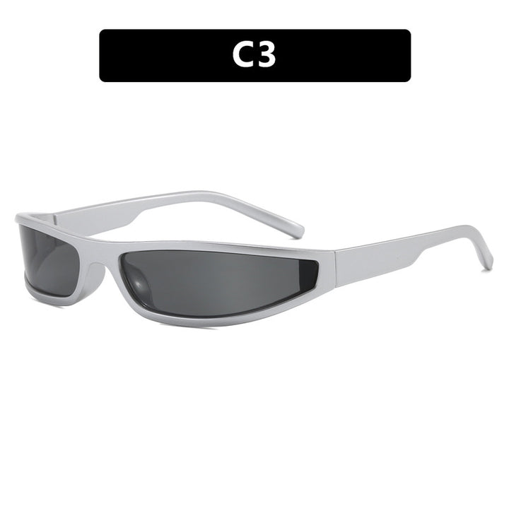 Dame sports solbriller med flatt, aerodynamisk design og UV-beskyttelse Luvikno