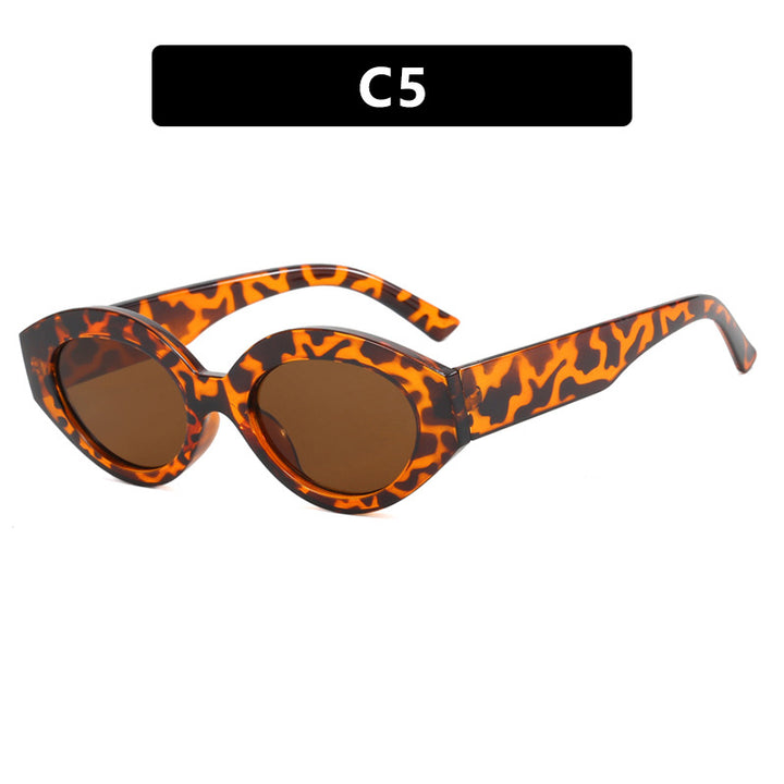 Dame kreativ solbrille i elegant retro-stil Luvikno