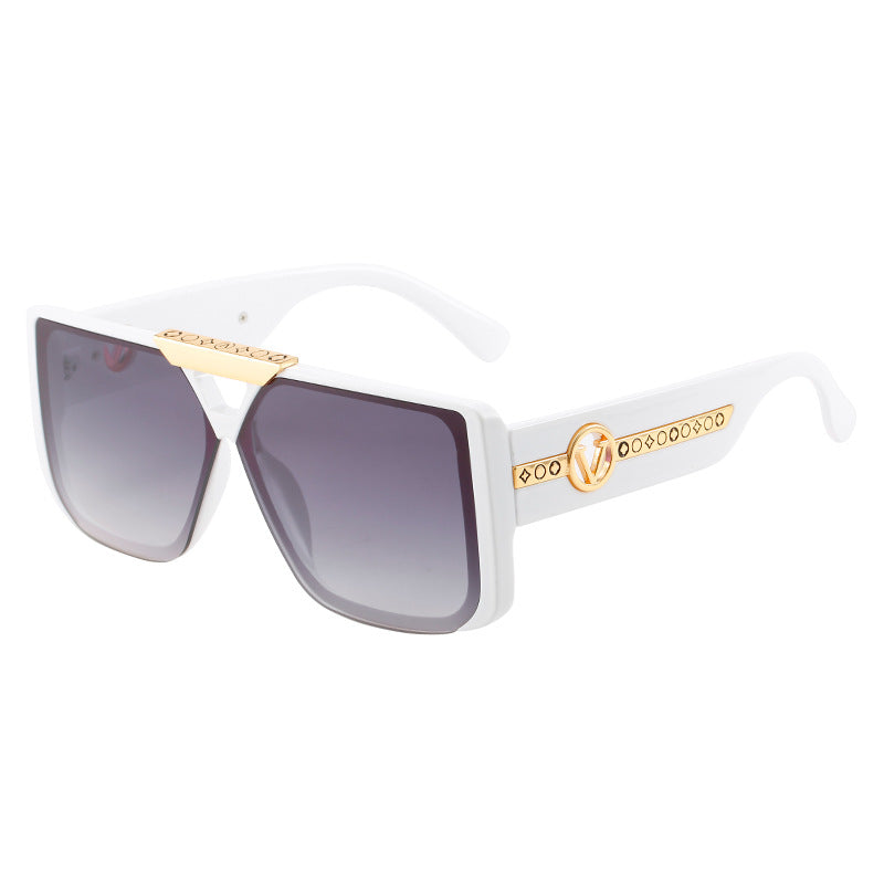 Dame elegant firkantet solbrille Luvikno